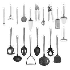 Aardappelstamper London - zilverkleurig - 34 cm