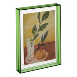 Acryl fotolijst groot - groen - 15x20 cm