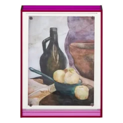 Acryl fotolijst klein - roze - 10x15 cm