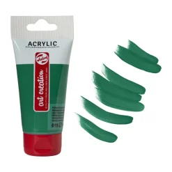 Acrylverf - donkergroen - 75 ml