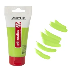 Acrylverf - geel/groen - 75 ml