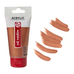 Acrylverf - koperkleurig - 75 ml