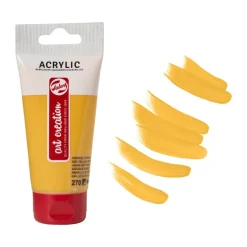 Acrylverf - oker geel - 75 ml