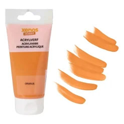 Acrylverf - oranje -75 ml