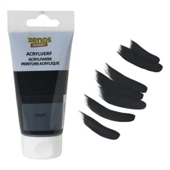 Acrylverf - zwart - 75 ml