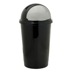 Afvalton bullit - 50 liter - zwart