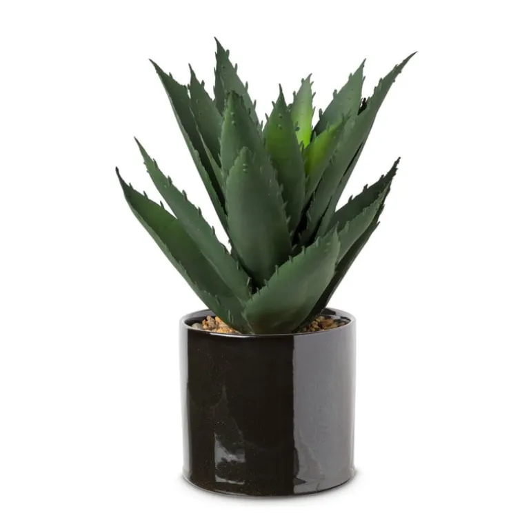 Aloe vera kunstplant - 28 cm