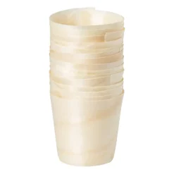 Amuse bekertjes - hout - 20 stuks