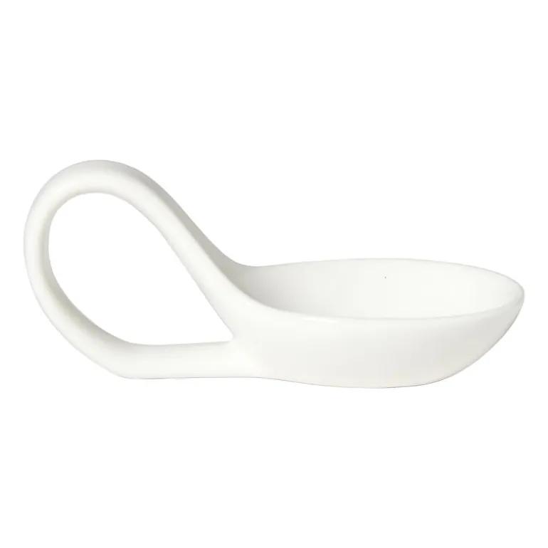 Amuselepel - wit - 5.2x10.9x4.6 cm