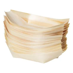 Amuse schaaltjes - hout - 20 stuks