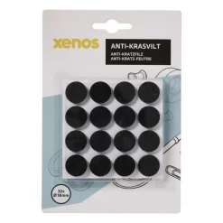 Anti-kras viltjes rond ø1.8 cm - zwart - set van 32
