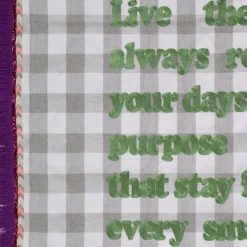Anywhere plaid live the life - multikleur - 120x170 cm