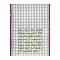 Anywhere plaid live the life - multikleur - 120x170 cm