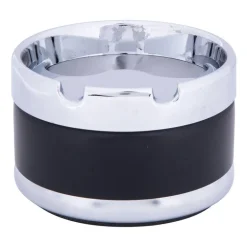 Asbak rond draaiopening - 8,5 x 5 cm - RVS