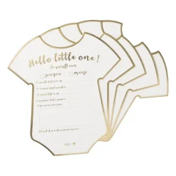 Babyshower invulkaarten - set van 10