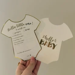 Babyshower invulkaarten - set van 10
