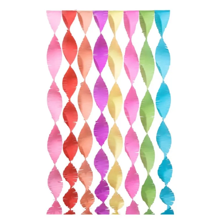 Backdrop crêpe papier - multikleur - 15x200 cm