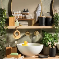 Badkamer beker Nature - antraciet