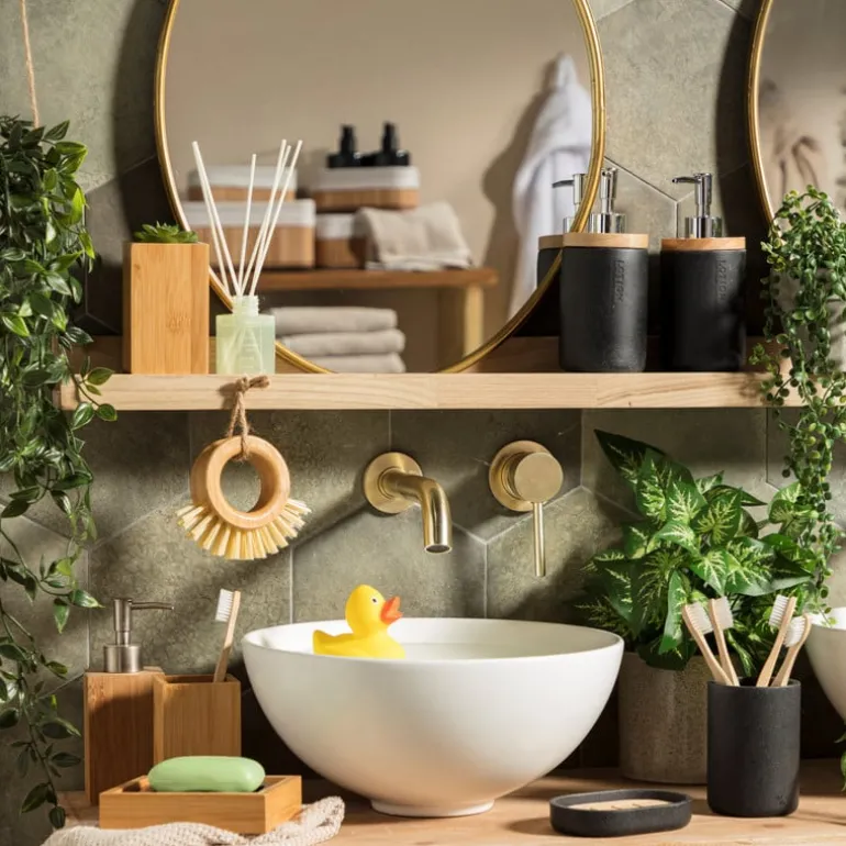 Badkamer beker Nature - antraciet