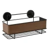 Badkamer rekje houtlook - bruin - 32x15x12 cm