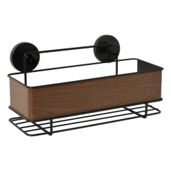 Badkamer rekje houtlook - bruin - 32x15x12 cm