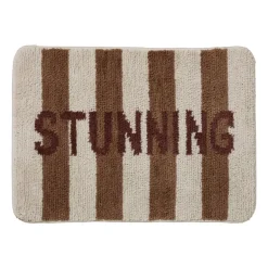 Badmat stunning - bruin - 50x70 cm