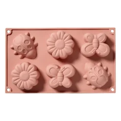 Bakvorm bloemen - siliconen - 3x28.5x17 cm