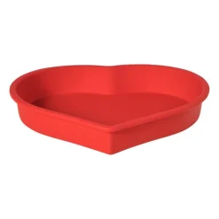 Bakvorm hart - rood - 25x23x4 cm