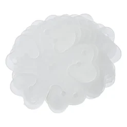 Ballon clip bloemvorm - set van 10 - ø8x1 cm