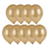 Ballonnen metallic - goud - set van 9