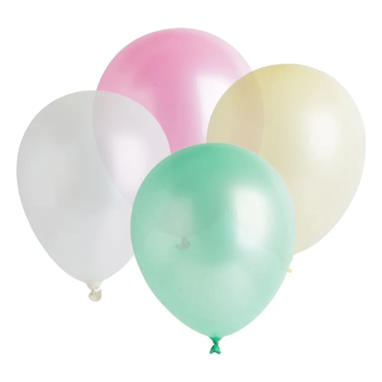 Ballon - parelmoer - 8 st