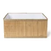 Bamboe mand open - 12x24x18 cm
