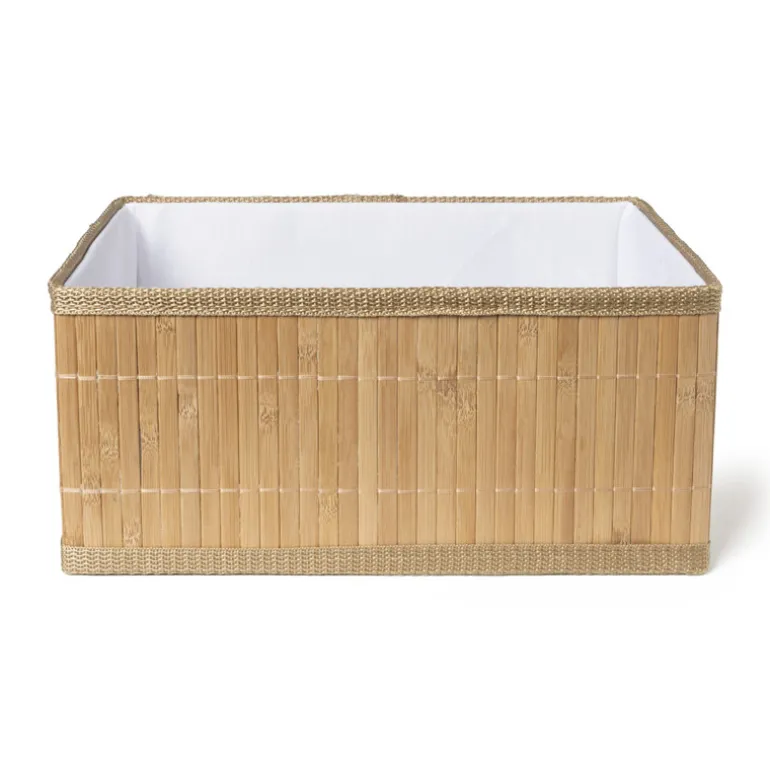 Bamboe mand open - 12x24x18 cm