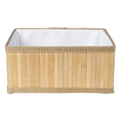 Bamboe mand open - 14x32x25 cm