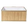 Bamboe mand open - 13x29x22 cm