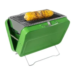 BBQ koffer inklapbaar - groen - 36.5x23 cm