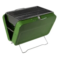 BBQ koffer inklapbaar - groen - 36.5x23 cm