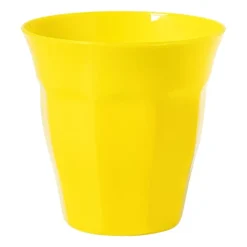 Beker facet - geel - 250 ml