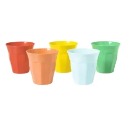 Beker facet - oranje - 250 ml