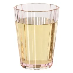 Beker geschulpt - roze - 400 ml
