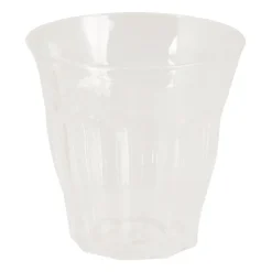 Beker met facetten - helder - 25 cl
