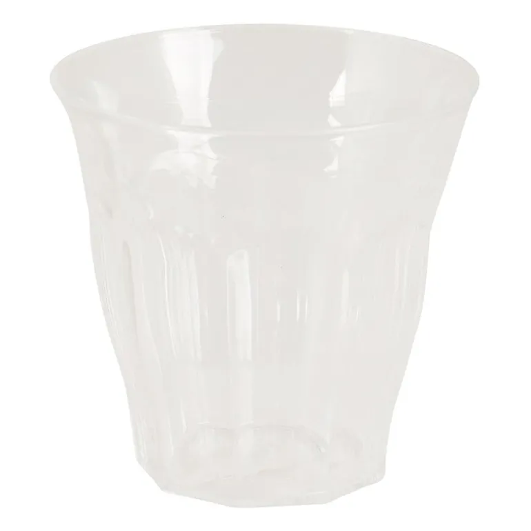 Beker met facetten - helder - 25 cl