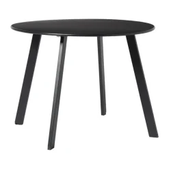 Bijzettafel Diego klein - zwart - ø60x46 cm
