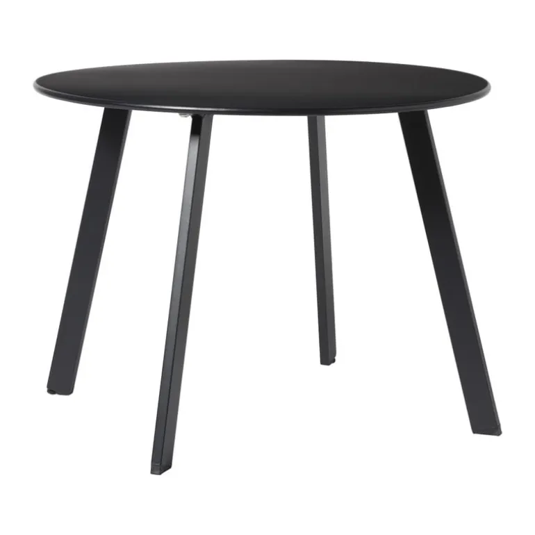 Bijzettafel Diego klein - zwart - ø60x46 cm