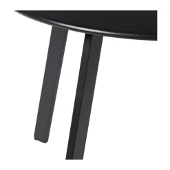 Bijzettafel Diego klein - zwart - ø60x46 cm