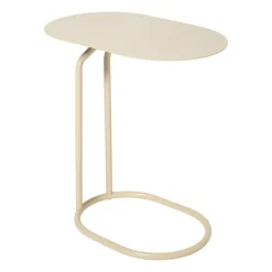 Bijzettafel Freddy - beige - 49x45x28 cm
