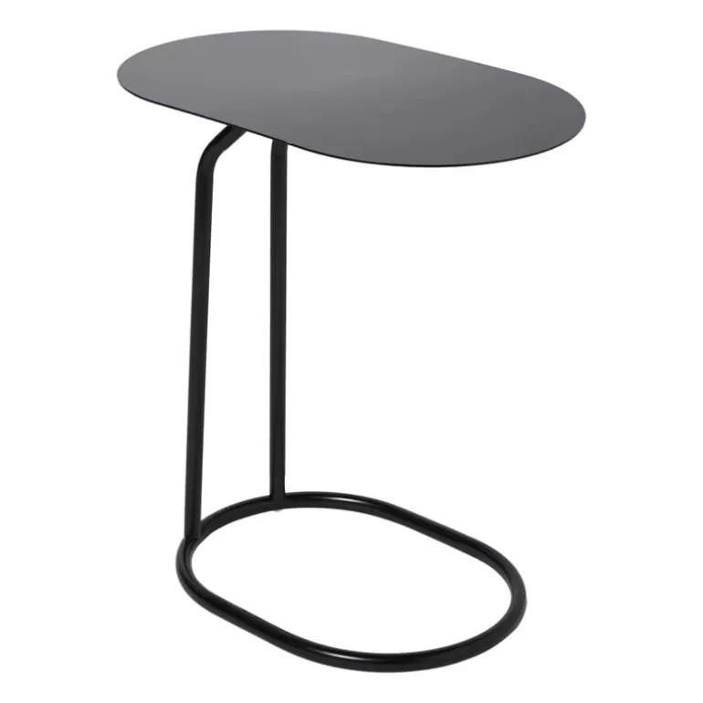 Bijzettafel Freddy - zwart - 49x45x28 cm