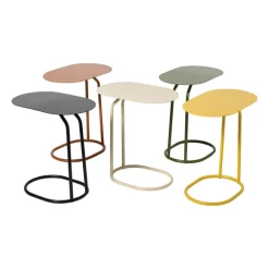 Bijzettafel Freddy - zwart - 49x45x28 cm