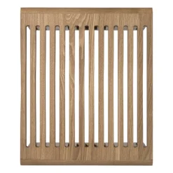 Bijzettafel Japandi groot - bruin - 40x42x35 cm