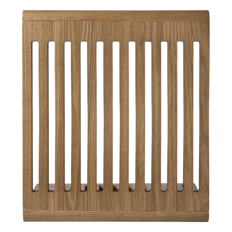 Bijzettafel Japandi klein - bruin - 34x34x29 cm